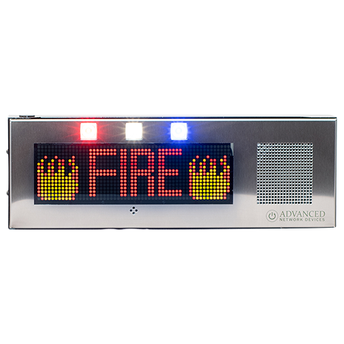 Small LED IP Display Stainless Fire