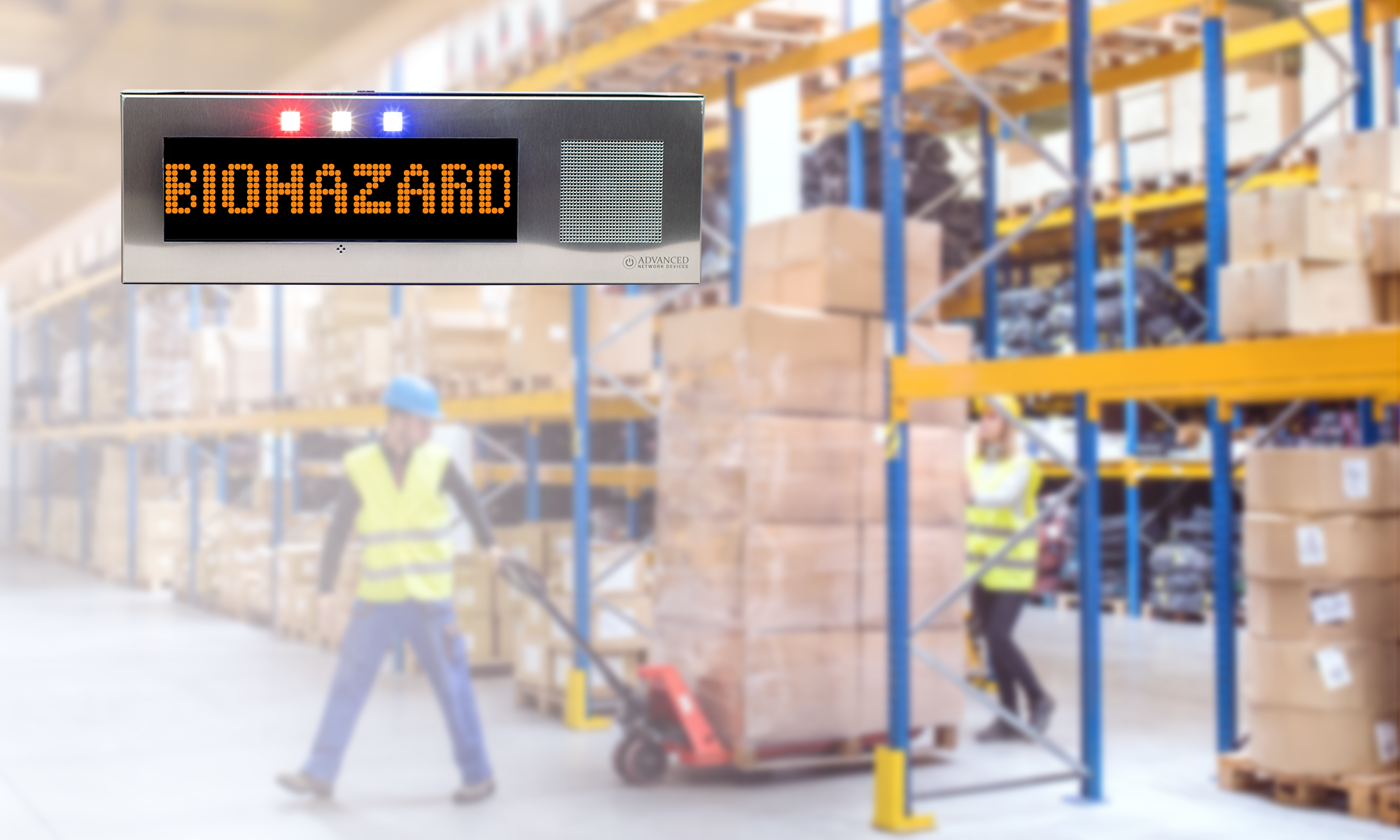 hazard-alerts-on-large-ip-display-in-industrial-facility