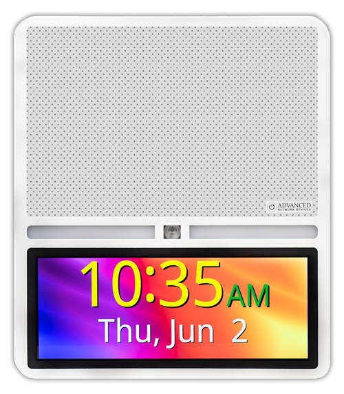 IP Speaker with HD Display (Matte White)